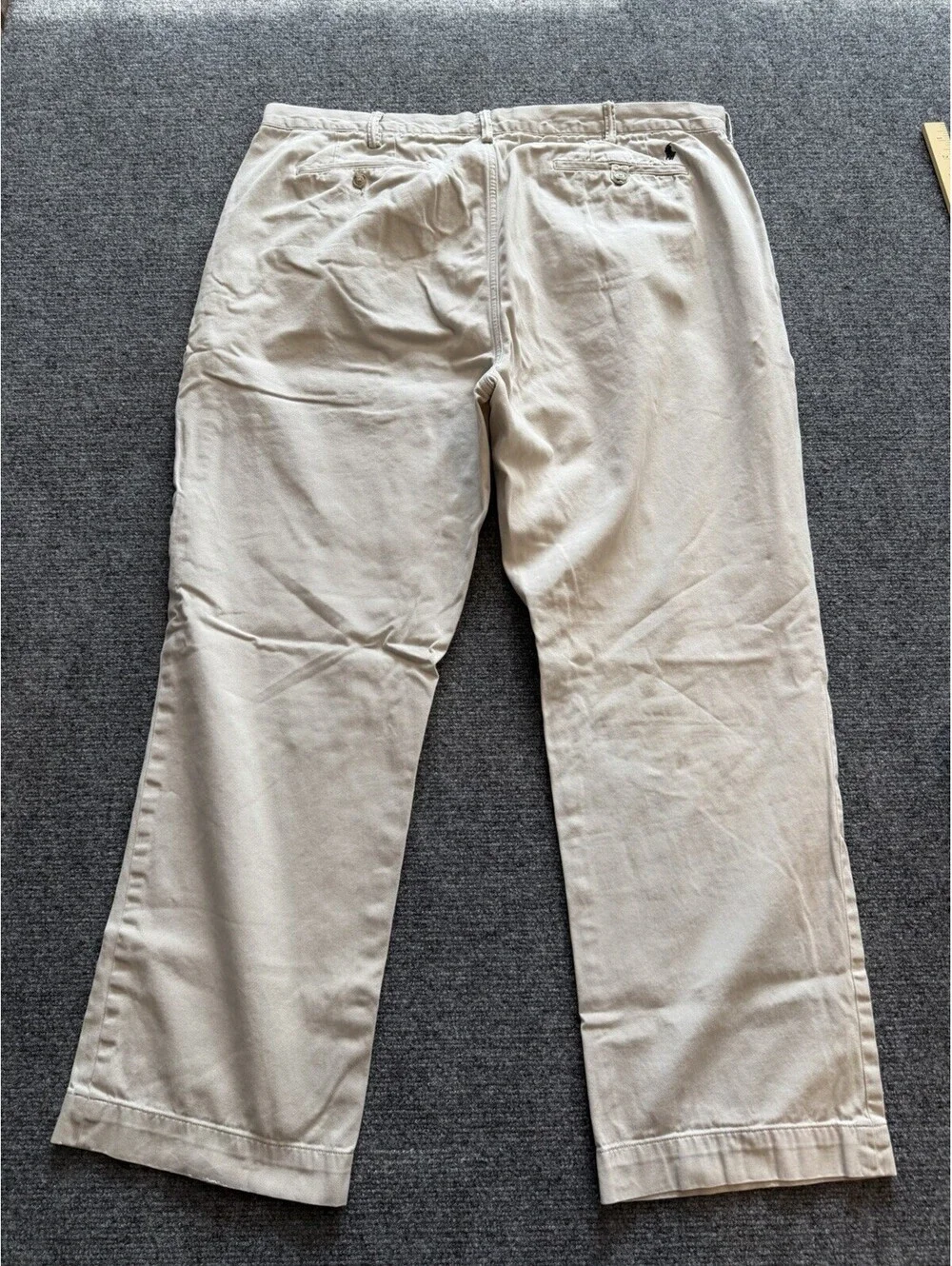 Polo Ralph Lauren Mens Classic Fit Chino Pants Stone Beige 100% Cotton 40x30